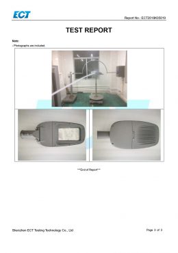 Certifikata e TESTIMIT EK IP66