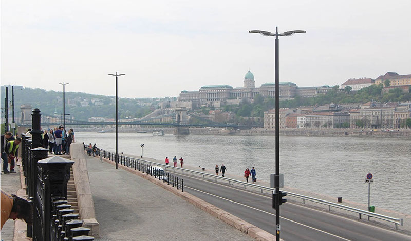 LED Street Light Projects In Britain Projektet e dritave të rrugëve LED në Britani